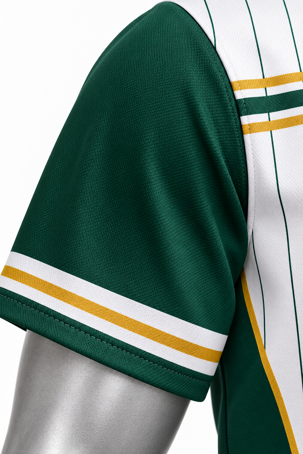 Custom White & Green V-Neck Sublimated Baseball Jersey – Chaudhary Barlo