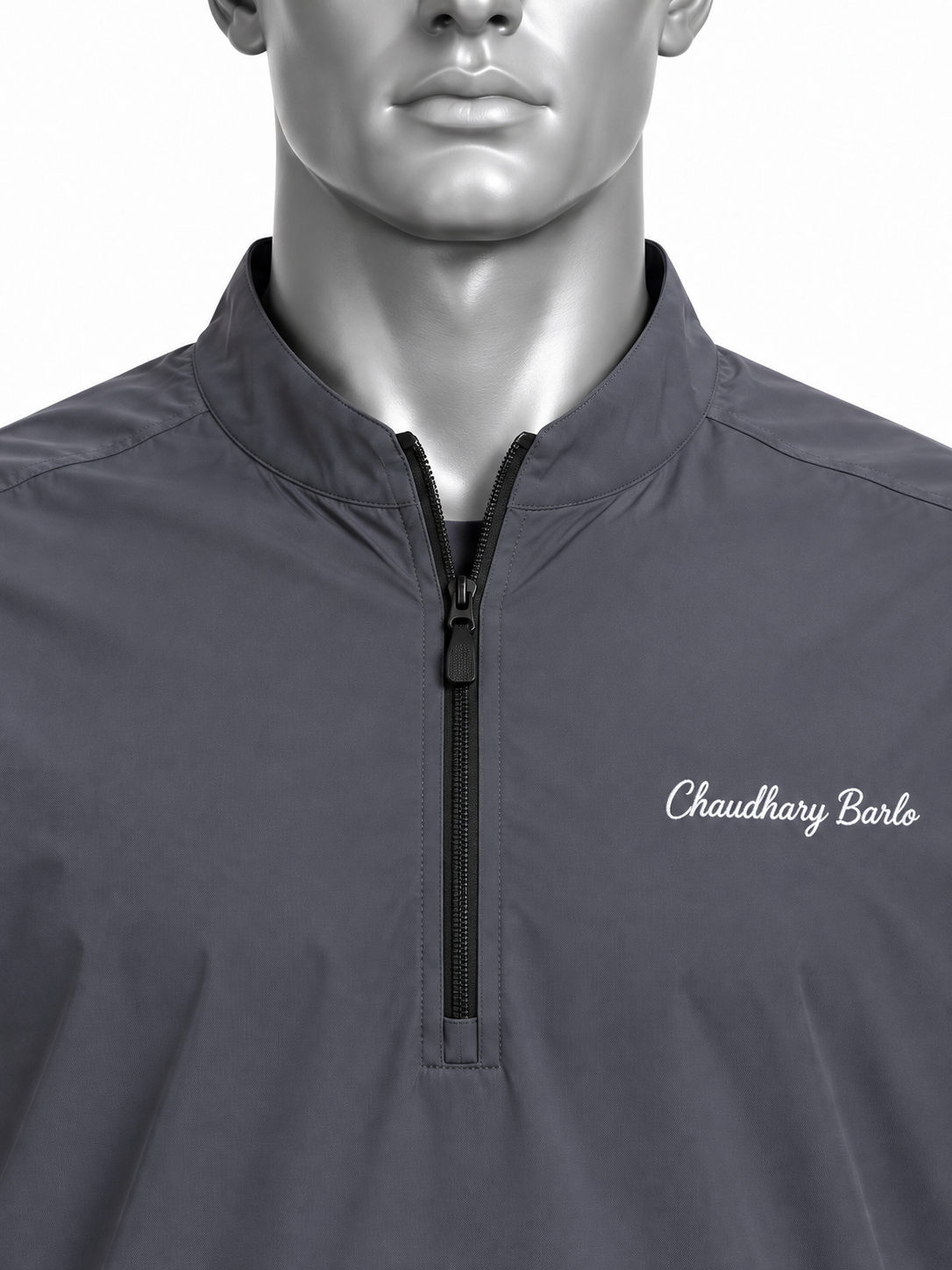 Custom Quarter-Zip Baseball Coach Pullover – Chaudhary Barlo image 2