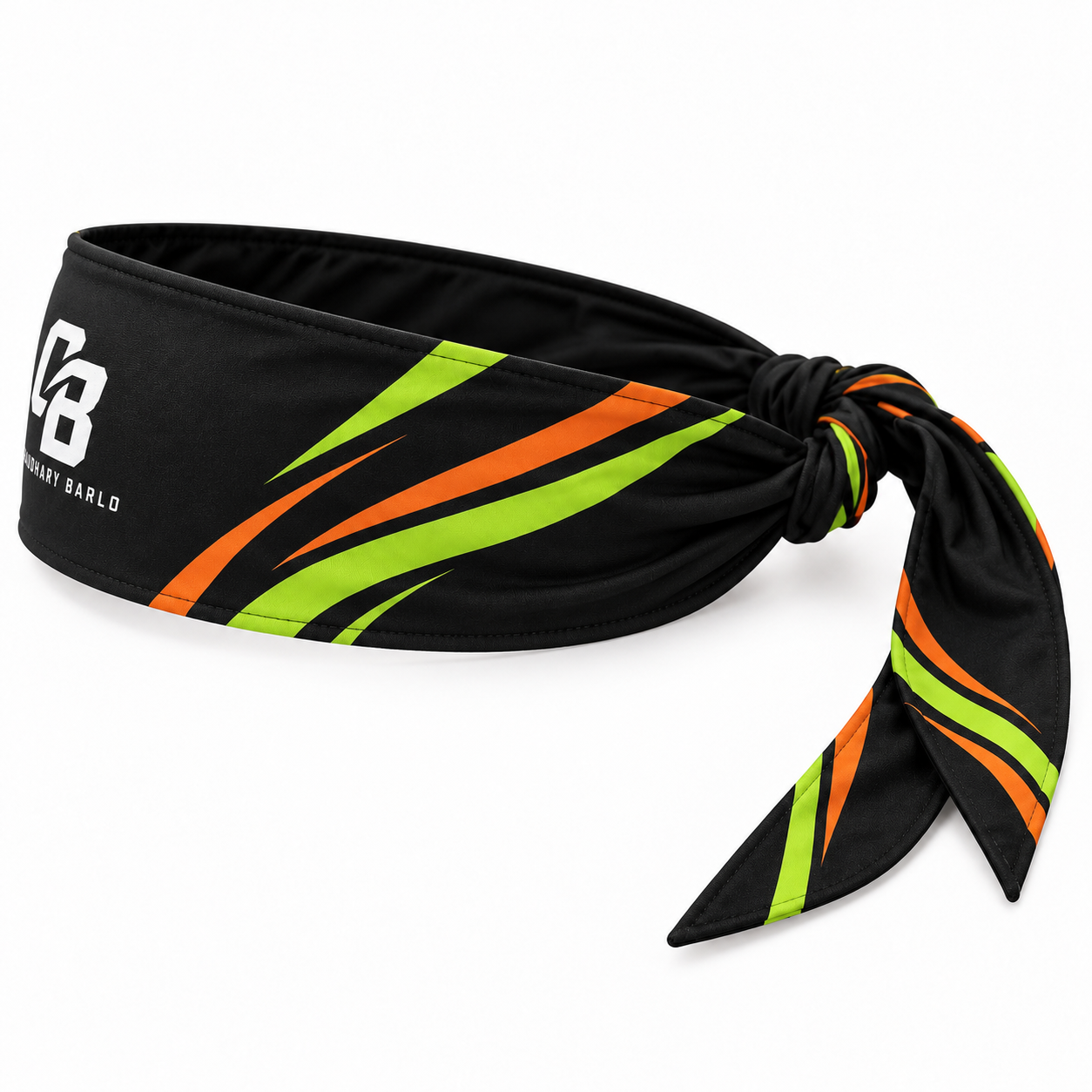 Custom Sublimated Baseball Tie Headband – Chaudhary Barlo image 2