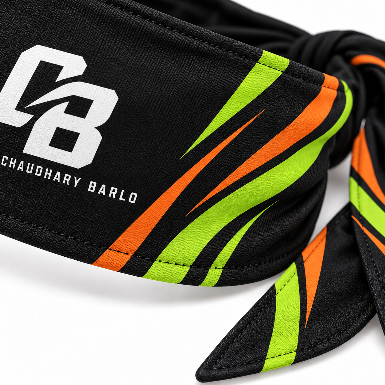 Custom Sublimated Baseball Tie Headband – Chaudhary Barlo image 6