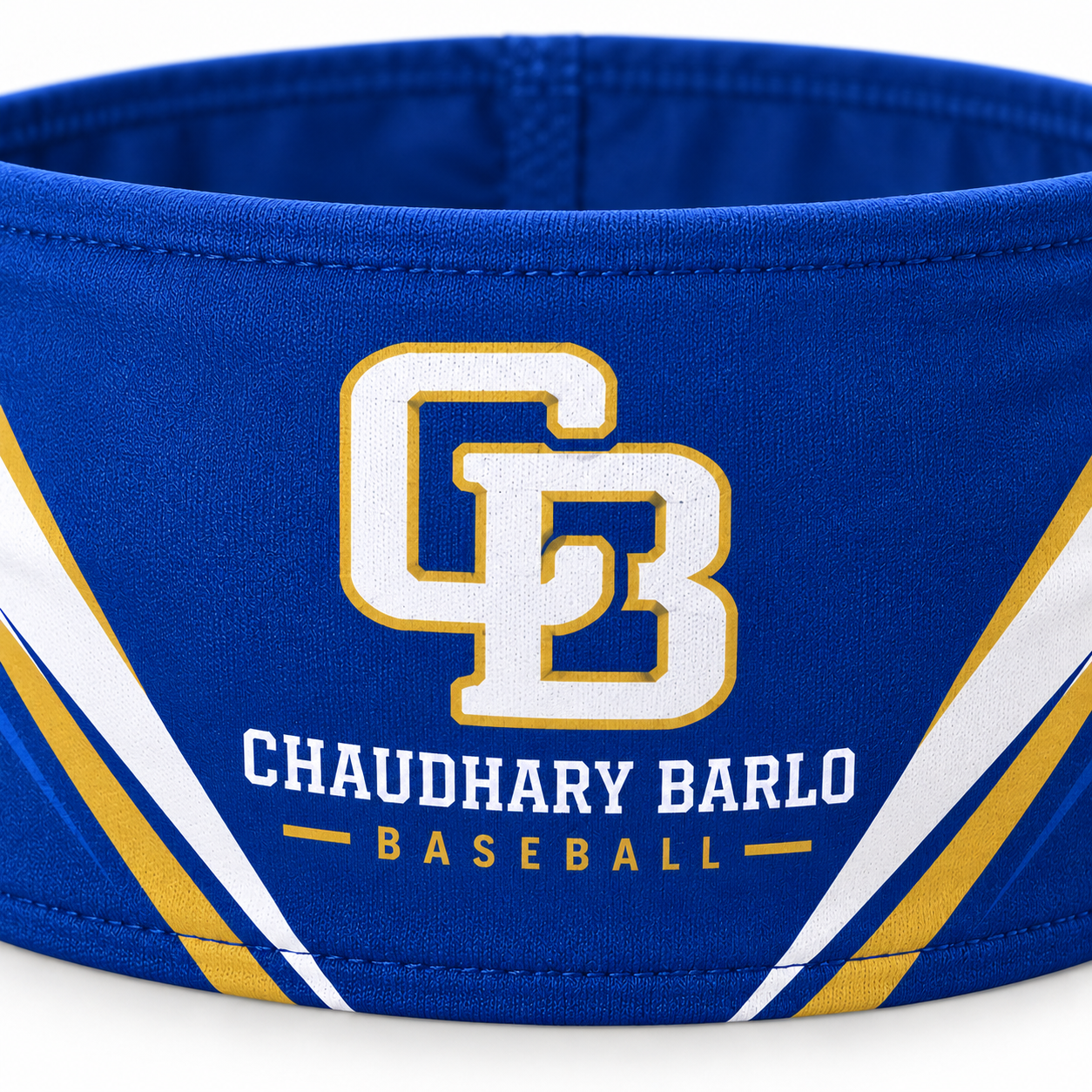 Custom Royal Blue Sublimated Baseball Headband – Chaudhary Barlo image 2