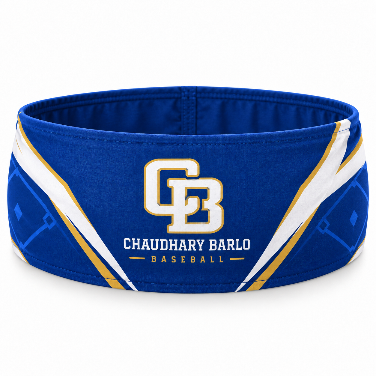 Custom Royal Blue Sublimated Baseball Headband – Chaudhary Barlo image 6